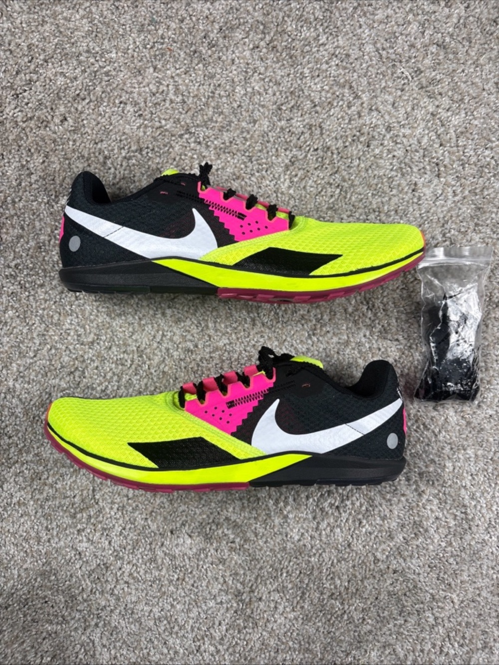 Size 10.5 Nike Rival XC 6 Cross Country Spikes Volt Pink DX7999-700 New No Box